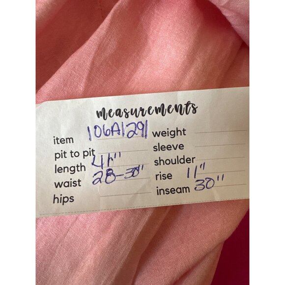 2/$30 ZARA Medium Womens Ombré Linen Blend Pants - Picture 5 of 13